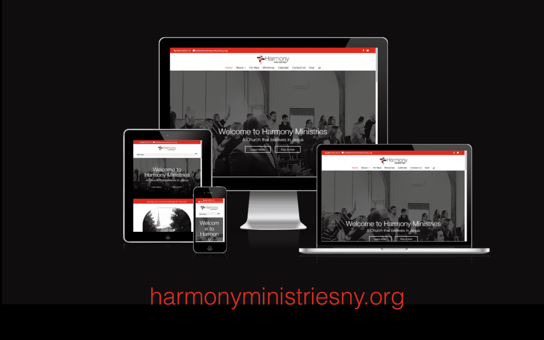 Introducing Harmony Ministries NY new website